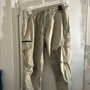 Men's Tan Cargo Pants